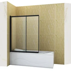 Pare-Baignoire|Silla Global Silla Pare-baignoire SPENCER, rabattable, 85x150 CM, Noir