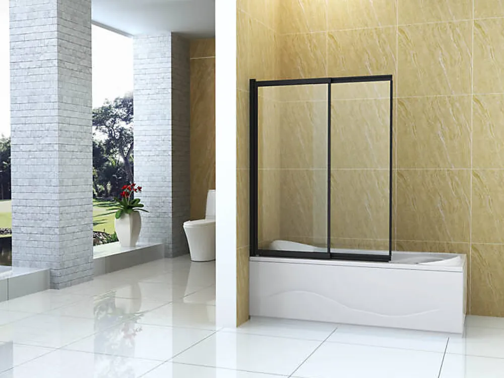 Pare-Baignoire|Silla Global Silla Pare-baignoire SPENCER, rabattable, 85x150 CM, Noir