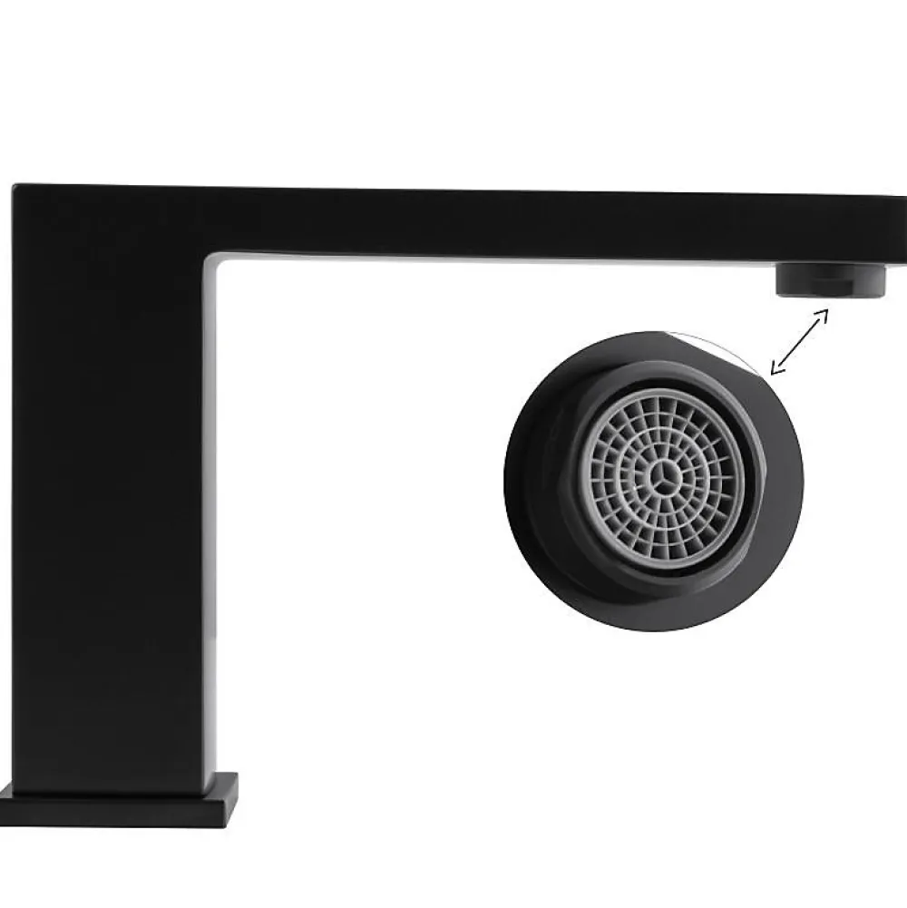 Robinet De Baignoire|Silla Global Silla Robinet De Baignoire en Laiton sur plage 3 trous, Noir mat