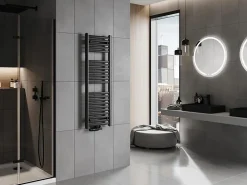 Sèche-Serviettes Eau Chaude|Silla Global Silla Sèche-serviettes eau chaude 465W 120x40x3cm, Noir