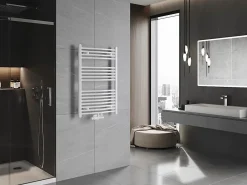 Sèche-Serviettes Eau Chaude|Silla Global Silla Sèche-serviettes eau chaude 433W 90x60x5,6cm, Blanc