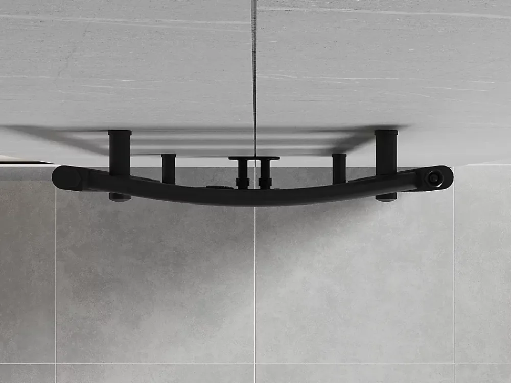 Sèche-Serviettes Eau Chaude|Silla Global Silla Sèche-serviettes eau chaude 820W 180x50x5,2cm, Noir