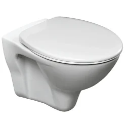 Cersanit S-line Pro WC suspendu Fayans + Abattant, Blanc (S-LinePro)