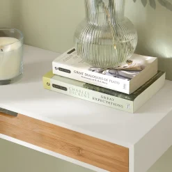 Armoire De Salle De Bains|Sobuy Étagère Murale avec Tiroir - Étagère Flottante Blanc et Nature