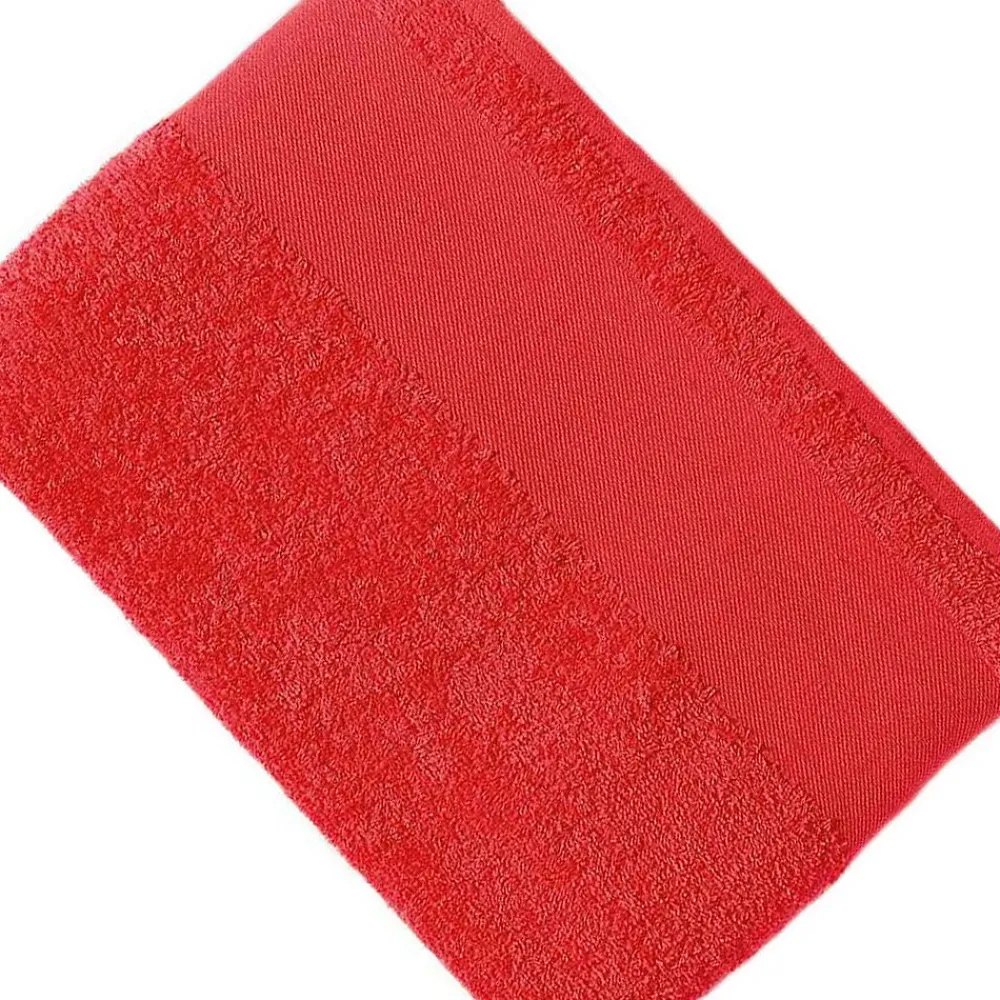 Sols - Serviette à main ISLAND Rouge (Taille unique)