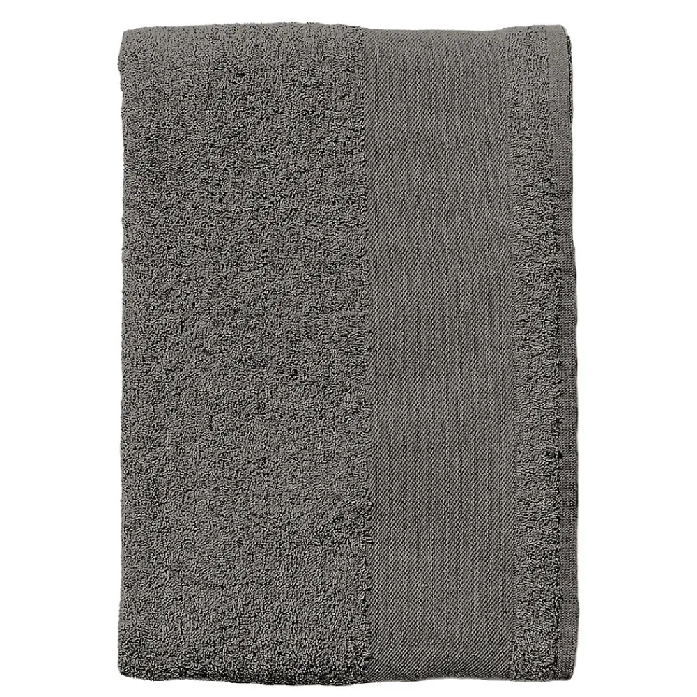 Gant De Toilette|Sols - Serviette de bain ISLAND Gris foncé (Taille unique)