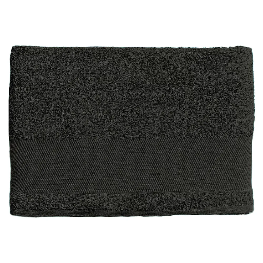 Sols - Serviette de bain pour invités ISLAND Noir (Taille unique)