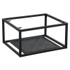 Mob-In Structure métallique noir mat à suspendre - pour plan de toilette - 60 cm WILL