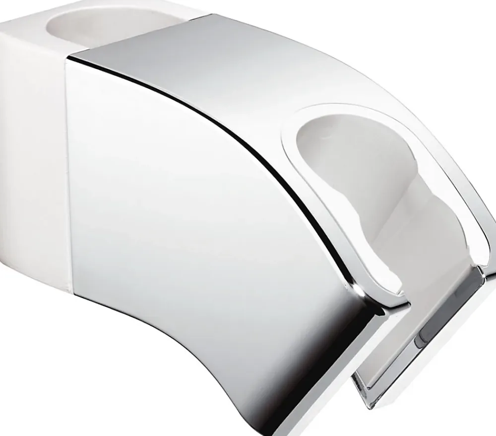 Pommeau De Douche, Flexible Et Barre De Douche|Hansgrohe Support de douchette chromé