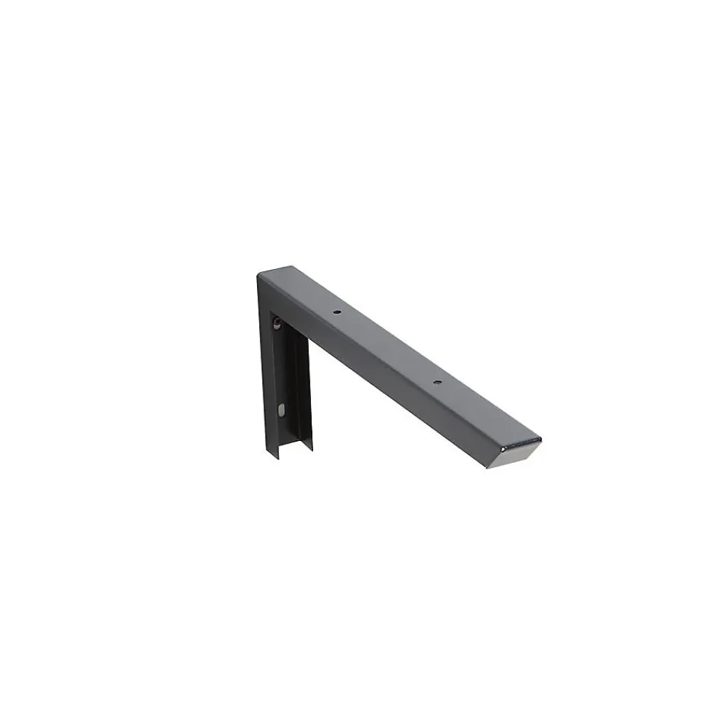 Plan De Travail Salle De Bains|Kiamami Valentina Support D'étagère De 49 Cm En Métal Gris Foncé