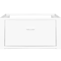 Armoire De Salle De Bains|IDMarket Support pour machine à laver 63 x 54 cm socle réhausseur en métal avec tiroir