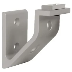 Urinoir|Duval Support profilé pour main courante en aluminium anodisé argent - - 61-0102-2000