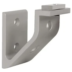 Urinoir|Duval Support profilé pour main courante en aluminium anodisé argent - - 61-0102-2000