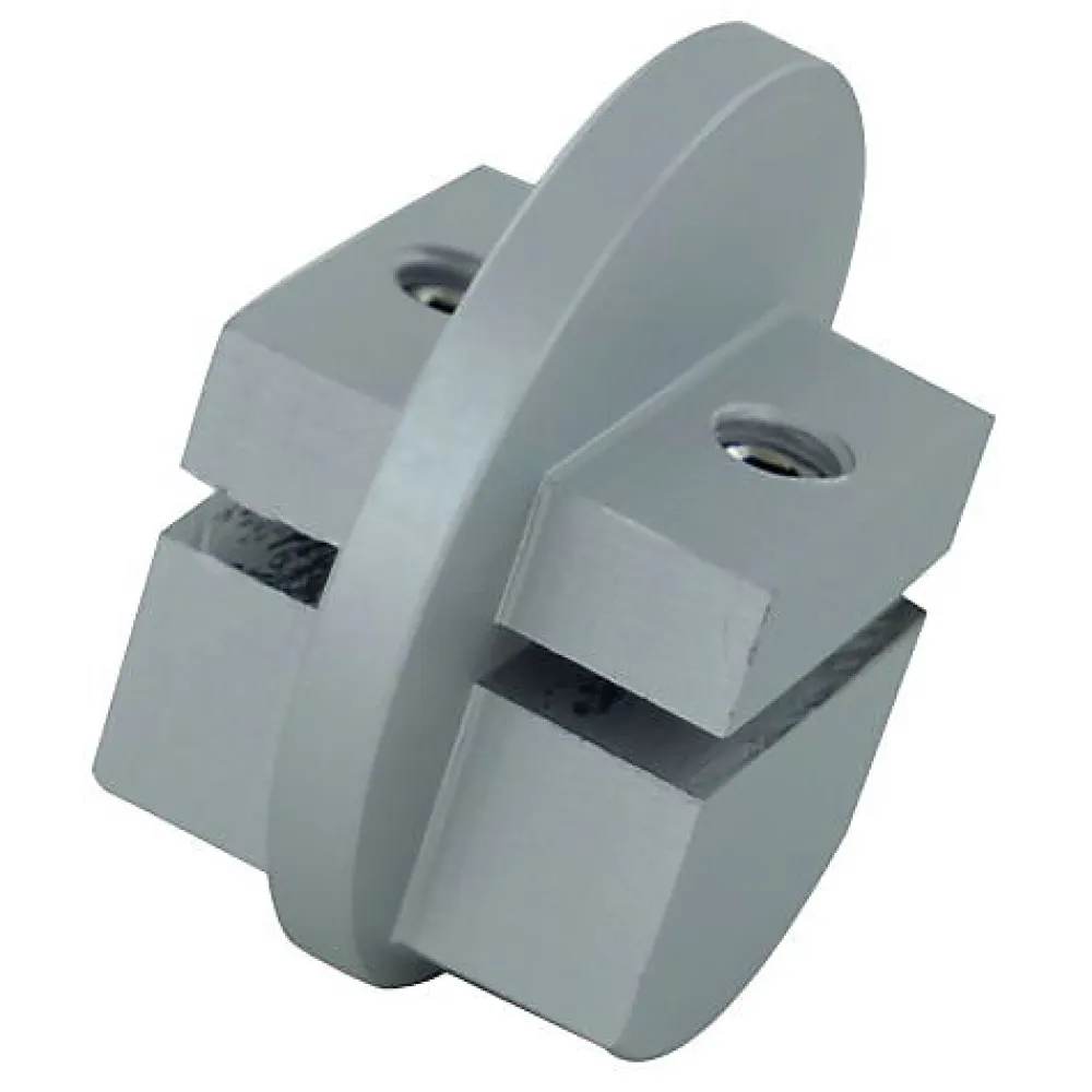 Urinoir|Duval Support profilé pour main courante en aluminium anodisé argent - - 61-0102-2000