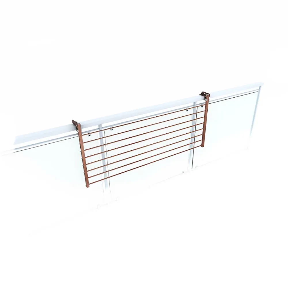 Foxydry Support rambarde corten rabattable 82x63x8 cm Duo