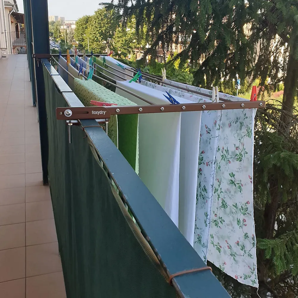 Foxydry Support rambarde corten rabattable 82x63x8 cm Duo