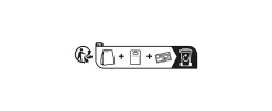 Support universel de douchette chrome fixation murale