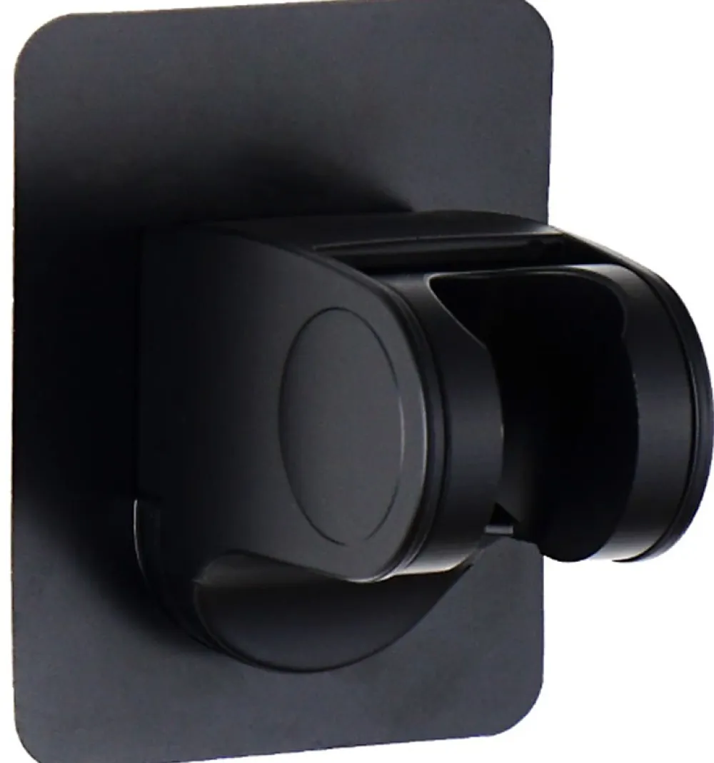 Pommeau De Douche, Flexible Et Barre De Douche|MTK Support universel pour douchette adhésif en ABS noir