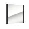 Armoire De Salle De Bains|Swiss Aqua Technologies Armoire à miroir SAT Delano 60x60 cm stratifié noir (DELANOG60C)