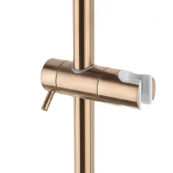 Swiss Aqua Technologies Aurum colonne de douche avec mitigeur thermostatique + douchette 2 jets + douche de tête, or rose brossé