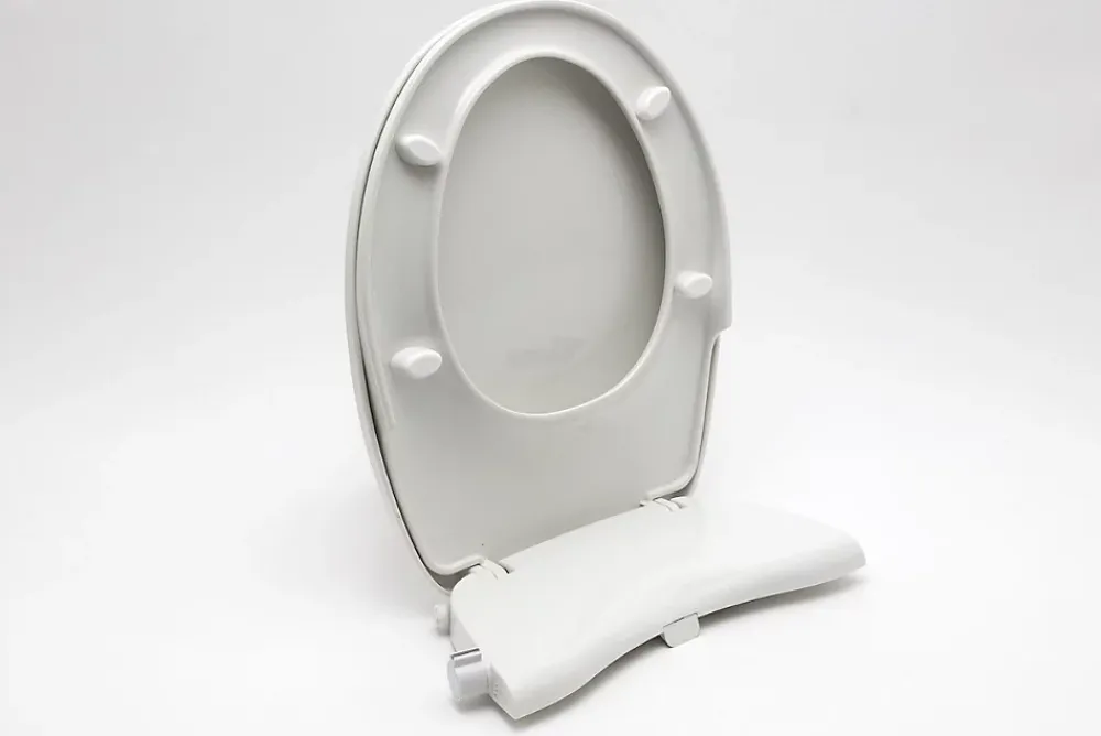 Wc Japonais|Swiss Aqua Technologies Abattant WC japonais siège de toilette Softclose sans électricité avec bidet intégré, blanc SATBEASY2233
