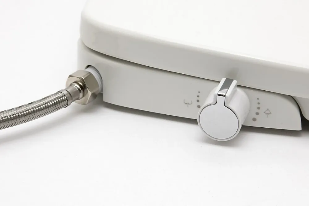 Wc Japonais|Swiss Aqua Technologies Abattant WC japonais siège de toilette Softclose sans électricité avec bidet intégré, blanc SATBEASY2233