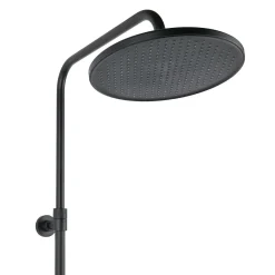 Swiss Aqua Technologies Aurum colonne de douche avec mitigeur thermostatique + douchette 3 jets + douche de tête, noir mat
