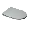 Swiss Aqua Technologies Abattant soft close pour WC suspendu Infinitio, gris mat (Seat-GreyInfinitio)