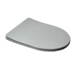 Swiss Aqua Technologies Abattant soft close pour WC suspendu Infinitio, gris mat (Seat-GreyInfinitio)