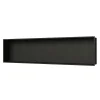 Etagère Salle De Bains|Swiss Aqua Technologies Aurum Niche de Douche à encastrer, Acier Inoxydable 304, 120x28x10cm, Noir mat (SATAURN12128MB)