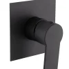 Swiss Aqua Technologies B-Way Set de finition pour mitigeur de douche à encastrer, avec levier + Corps encastré inclus, Noir mat