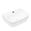 Swiss Aqua Technologies Brevis Lavabo suspendu avec trou pour robinetterie, 43x30x13cm (SATBRE4330R)