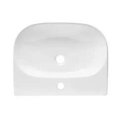 Swiss Aqua Technologies Brevis Lavabo suspendu avec trou pour robinetterie, 50x38,5x12cm (SATBRE5038R)