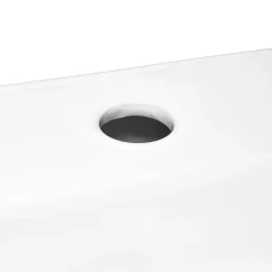 Swiss Aqua Technologies Brevis Lavabo suspendu avec trou pour robinetterie, 50x38,5x12cm (SATBRE5038R)