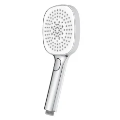 Pommeau De Douche, Flexible Et Barre De Douche|Swiss Aqua Technologies Douchette à main 3 jets, blanc/chrome (SATBSRS61)