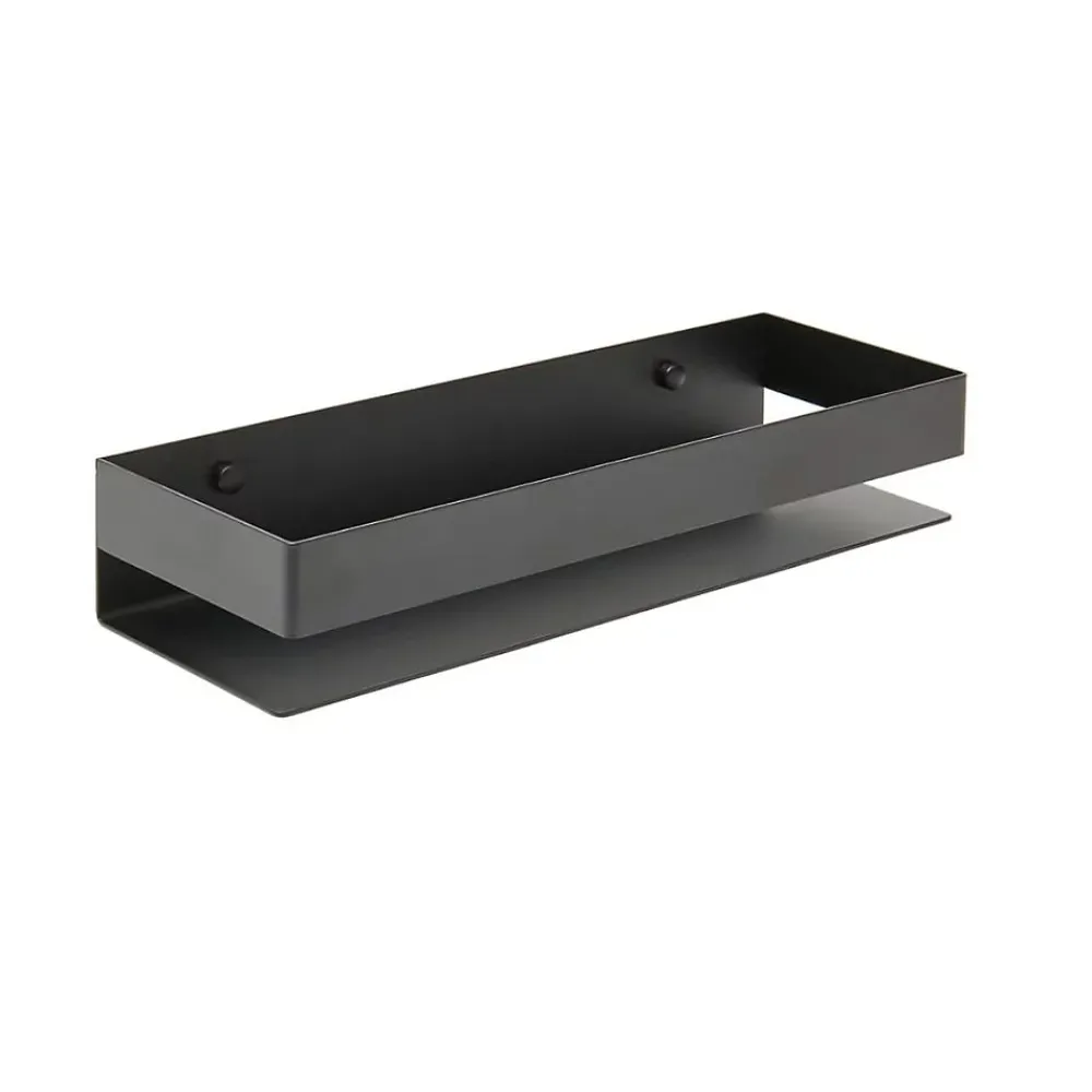 Etagère Salle De Bains|Swiss Aqua Technologies Etagère de salle de bain 30x10x5,5 cm, noir (SATDPOL3012MC)