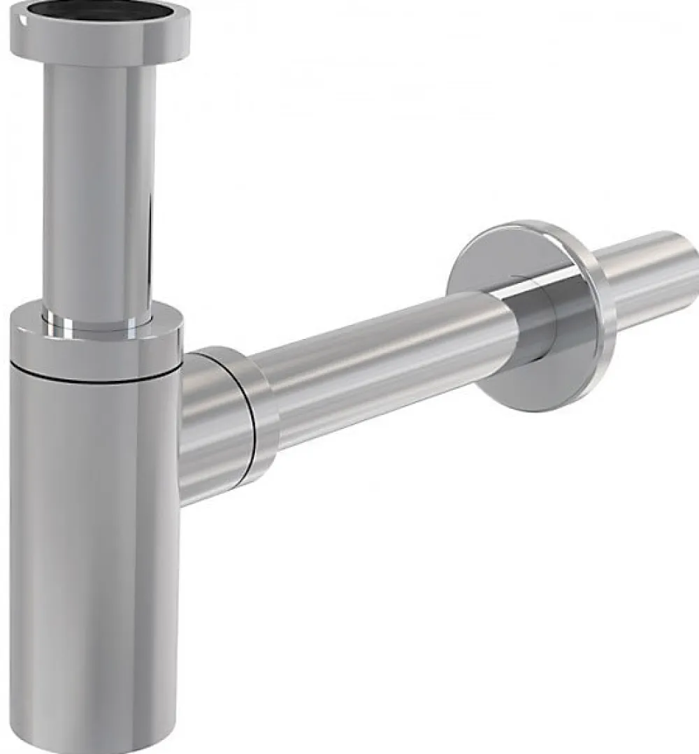 Lavabo|Swiss Aqua Technologies Ensemble lave-mains suspendu avec trou pour robinetterie 40.5x20.5 + Siphon (SATBRE4020SL-SET2)