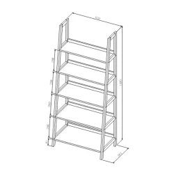 Etagère Salle De Bains|Swiss Aqua Technologies Etagère sur pied Naturel Home 63x149x36,4 cm, bois (HOMEPOL5)