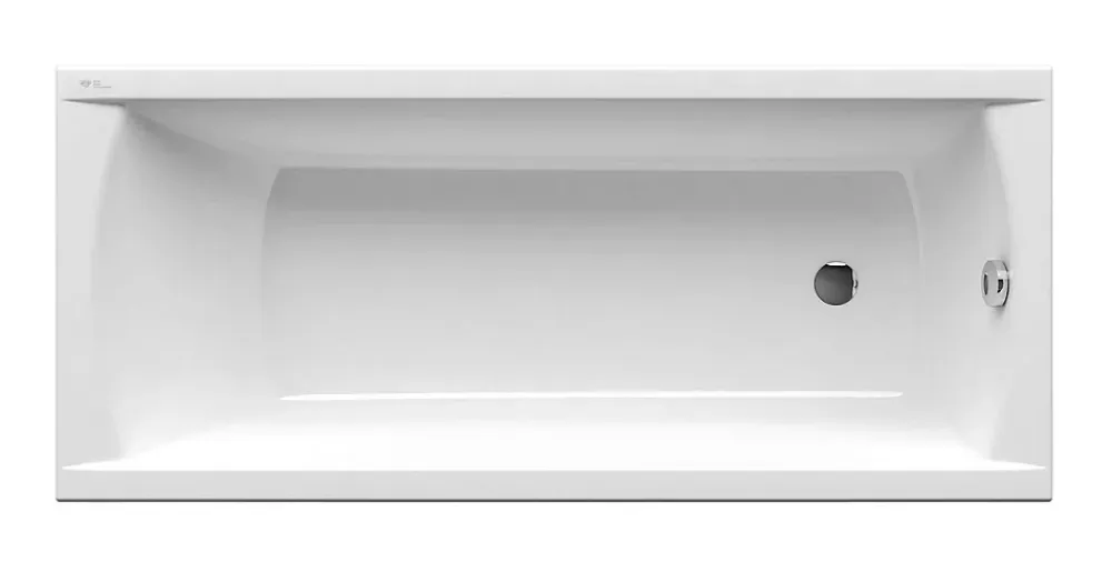Baignoire Droite|Swiss Aqua Technologies Fusion 150 x 70 cm Baignoire gain de place en acrylique, sans pieds, blanc (SIKOVR150)