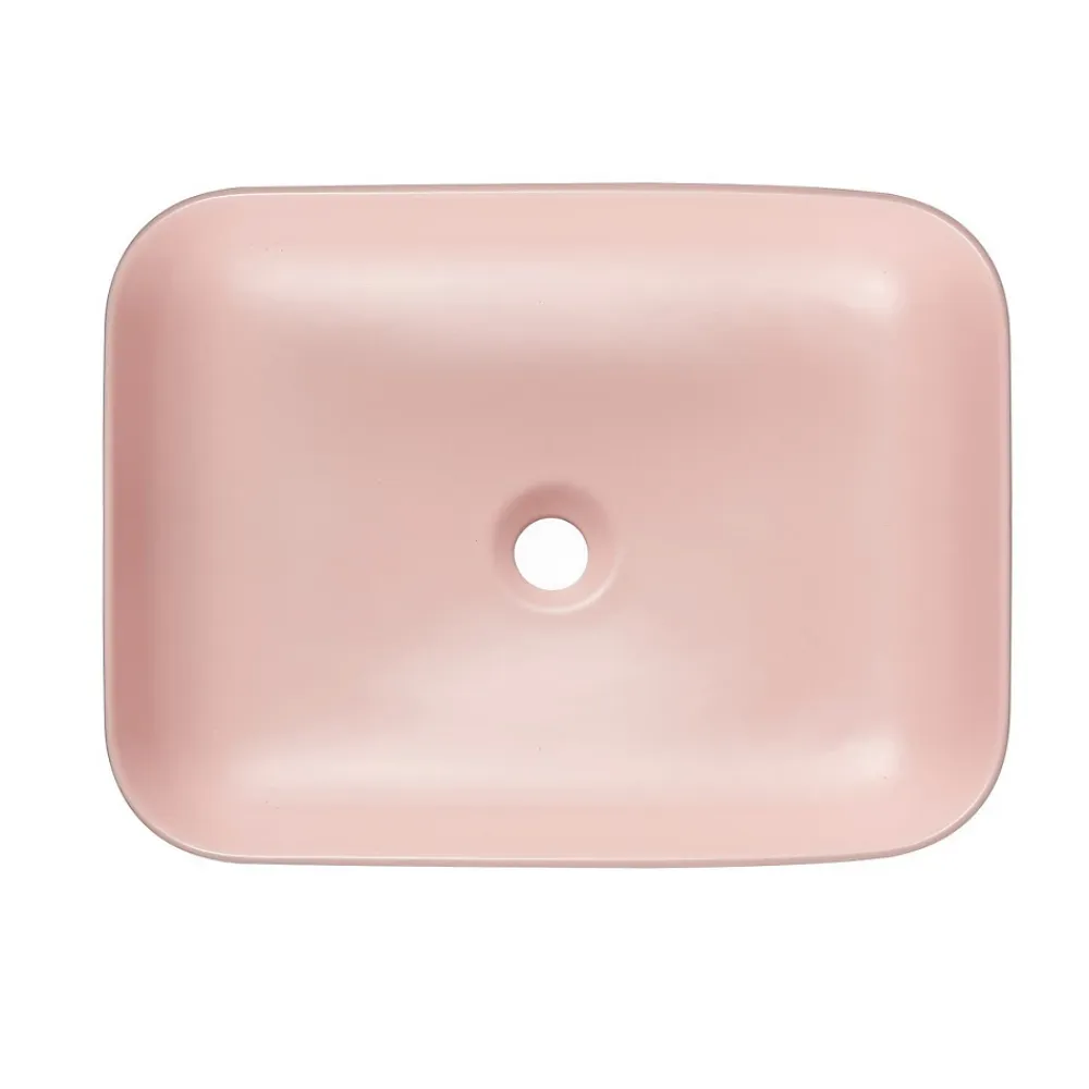 Vasque À Poser|Swiss Aqua Technologies Infinitio Vasque à poser 50 x 39 x 13 cm, sans trop-plein, Rose mat (SATINF5039PM)