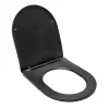 Swiss Aqua Technologies Infinitio Abattant frein de chute, Noir mat (SATINFPBKM)