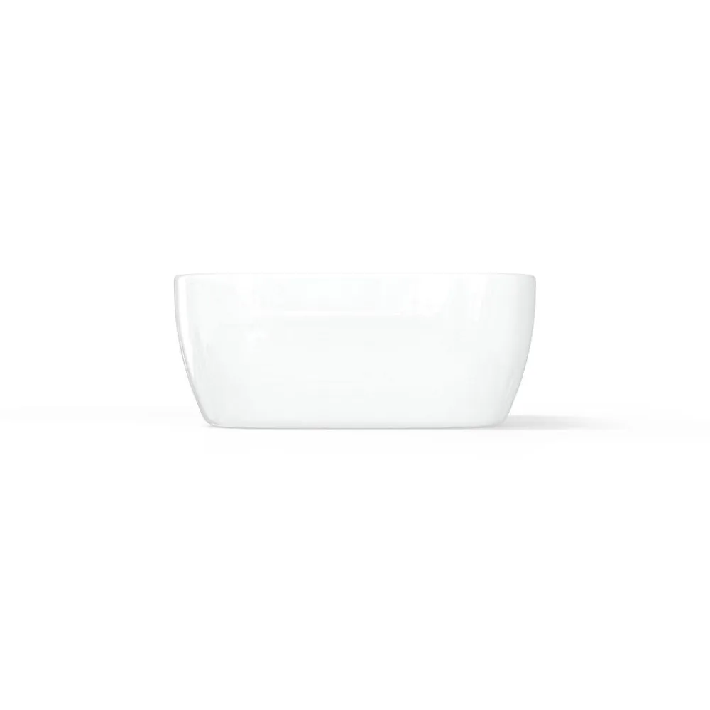 Swiss Aqua Technologies Infinitio Vasque à poser 45,5x32,5 cm, sans trop-plein, Blanc brillant (SATINF4532)