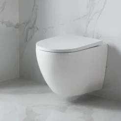 Wc Suspendu|Swiss Aqua Technologies Pack WC Bâti-support Autoportant + WC sans bride SAT + Abattant SoftClose