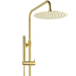 Swiss Aqua Technologies SAT DARK Colonne de douche avec Mitigeur Thermostatique, Or Brossé (SATDASSTKBZ)