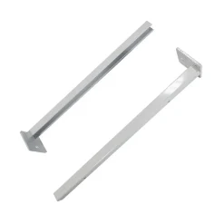 Plan De Travail Salle De Bains|Kiamami Valentina Système De Fixation 2 Supports D'étagères Métalliques 40Cm