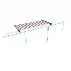 Etendoir À Linge|Foxydry Système extérieur pliable corten 102x63x8 cm Duo