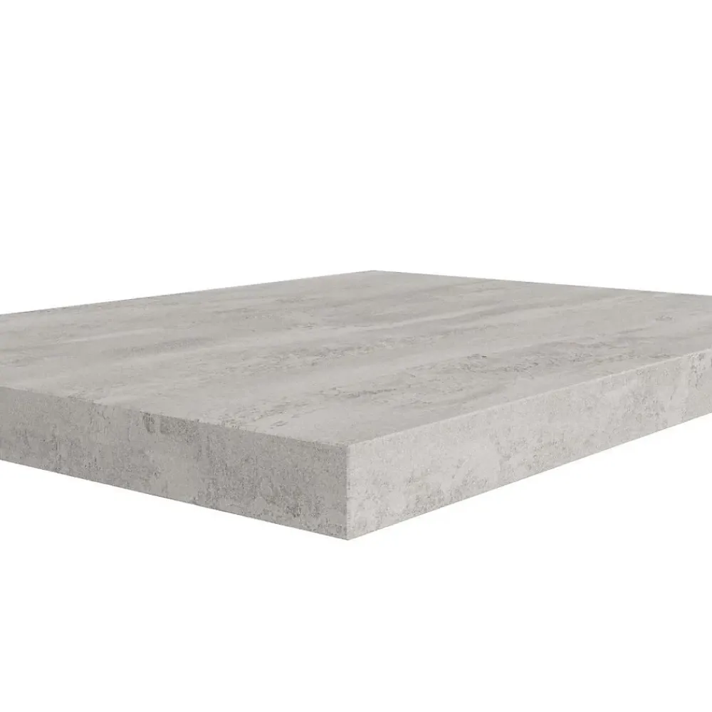 Kiamami Valentina Tablette De Lavabo De Salle De Bain 60Cm Beton Cement