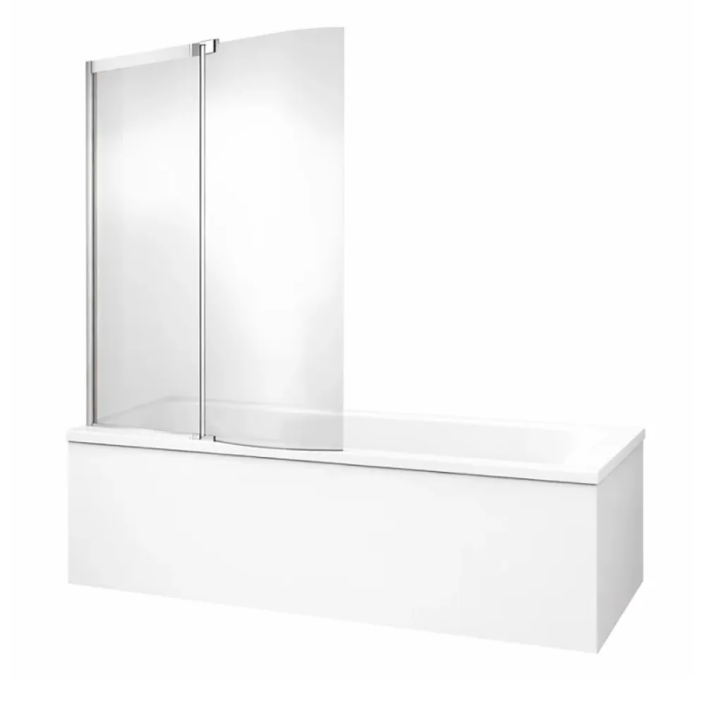 Tablier Et Habillage De Baignoire|Jacob Delafon Tablier bain compatible toutes baignoires rectangulaires, installation angle, 180x90x60cm, Blanc + Pare bain Malice