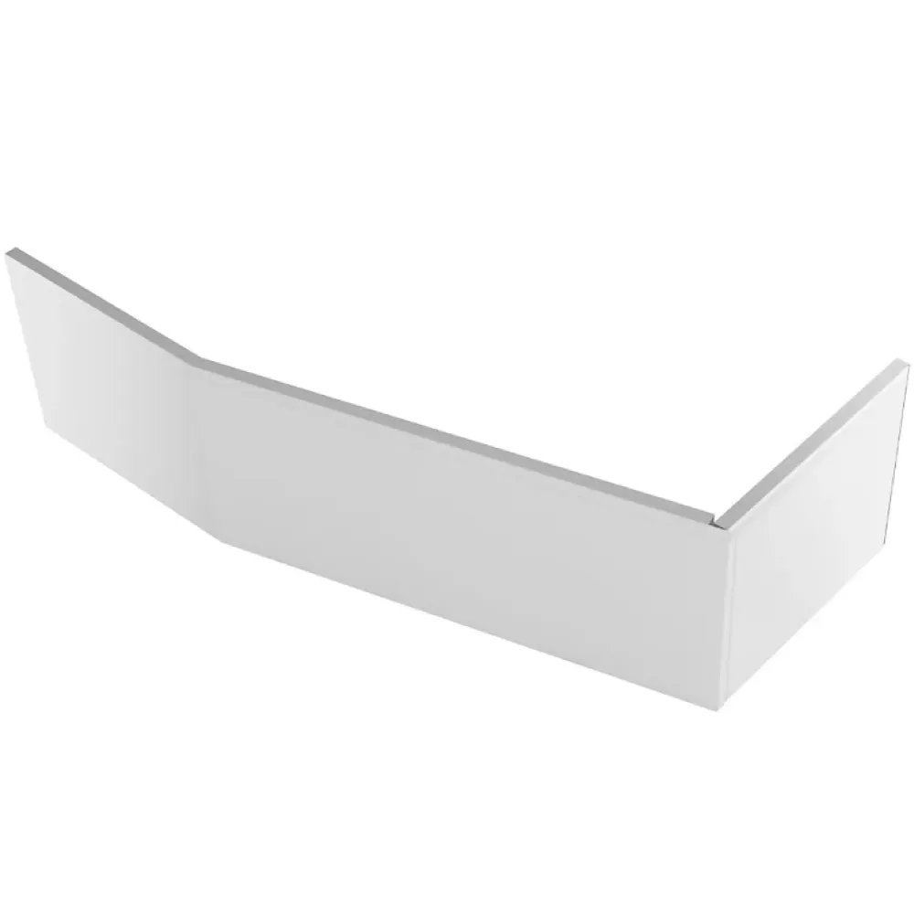Jacob Delafon Tablier bain douche Bastille installation en angle blanc brillant