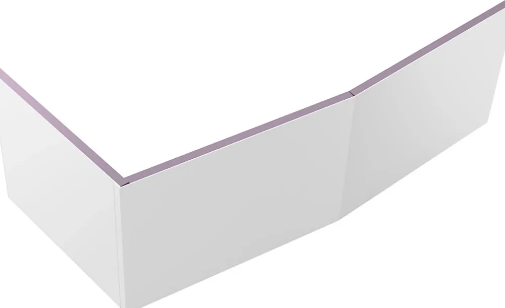 Jacob Delafon Tablier de baignoire frontal et latéral 160 cm blanc mat